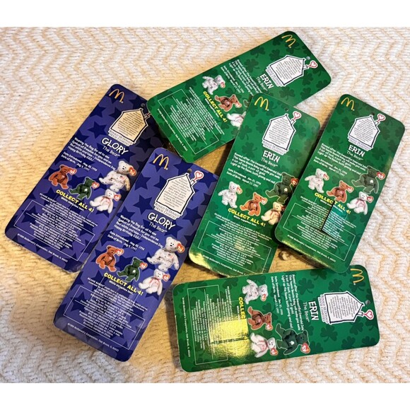 TY BEANIE BABIES MCDONALDS INTERNATIONAL BEARS SET OF 6 1999 NEW SEALED - Picture 2 of 10